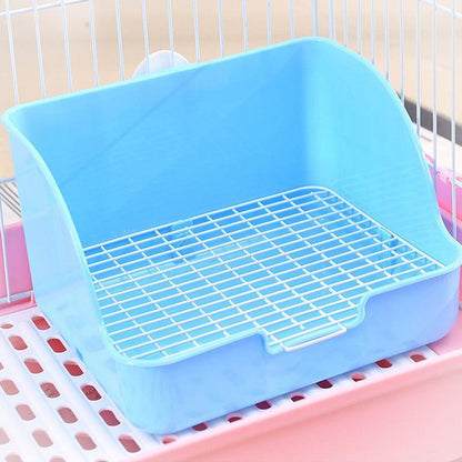 Large Heightened Square Plastic Pet Toilet - Pets Perfect