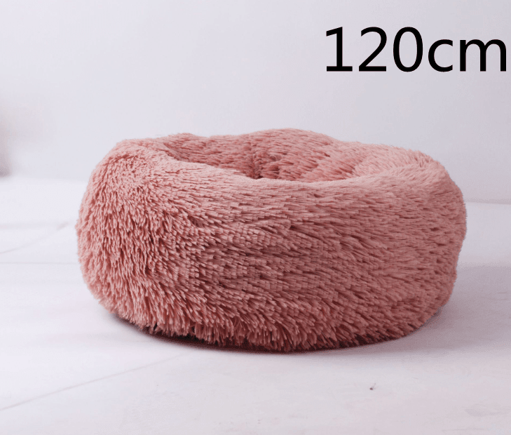 Cozy Haven: Luxurious Round Pet Bed For Winter Comfort - Pets Perfect