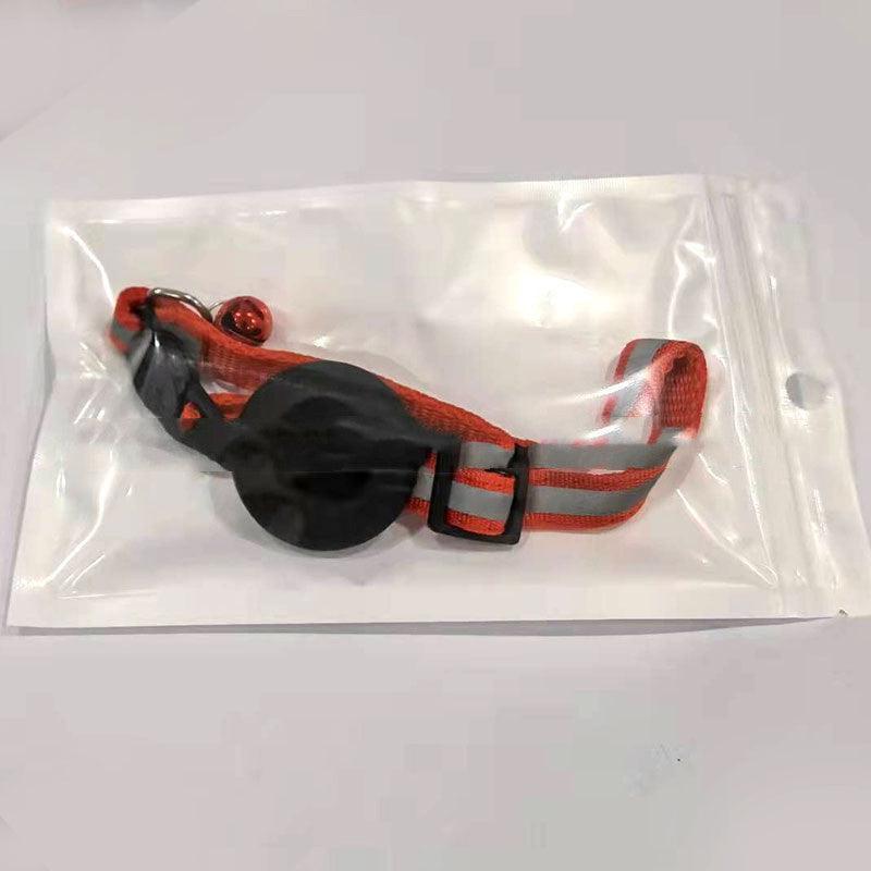 Reflective Adjustable Anti - Lost Pet Collar With Airtag Compatibility - Pets Perfect