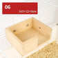 Natural Wood Hamster Playground with Swing & Fence - Pets Perfect