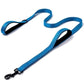 Reflective Nylon Double Thickened Dog Leash - Enhanced Visibility And Durability