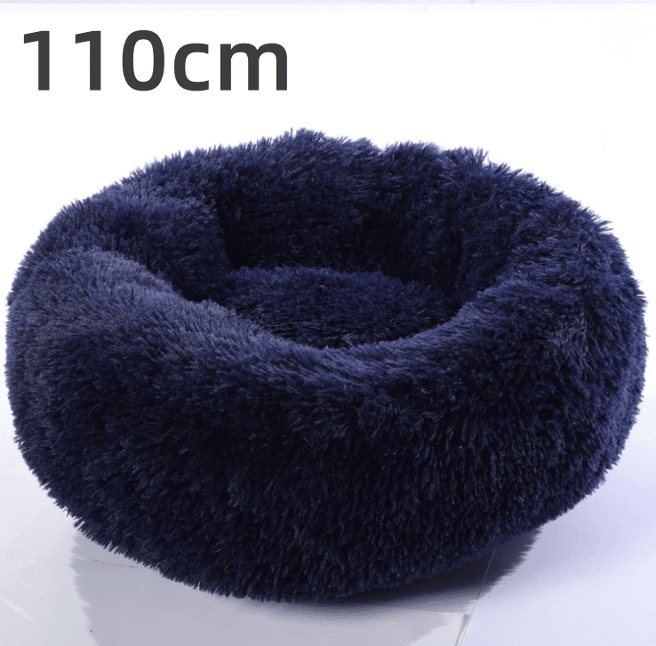 Cozy Haven: Luxurious Round Pet Bed For Winter Comfort - Pets Perfect