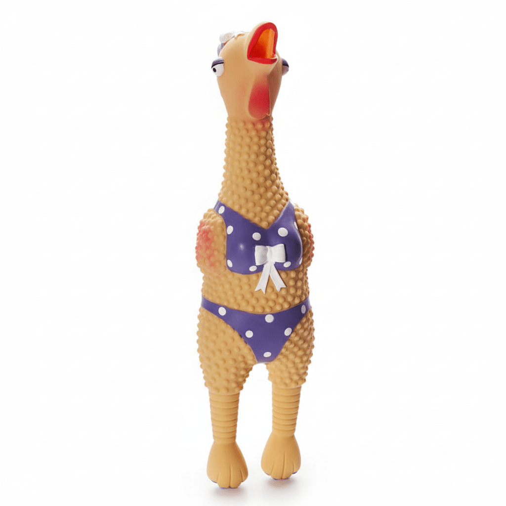 Charming Pet Products Squawkers Henrietta Dog Toy Multi - Color 1ea/LG - Pets Perfect