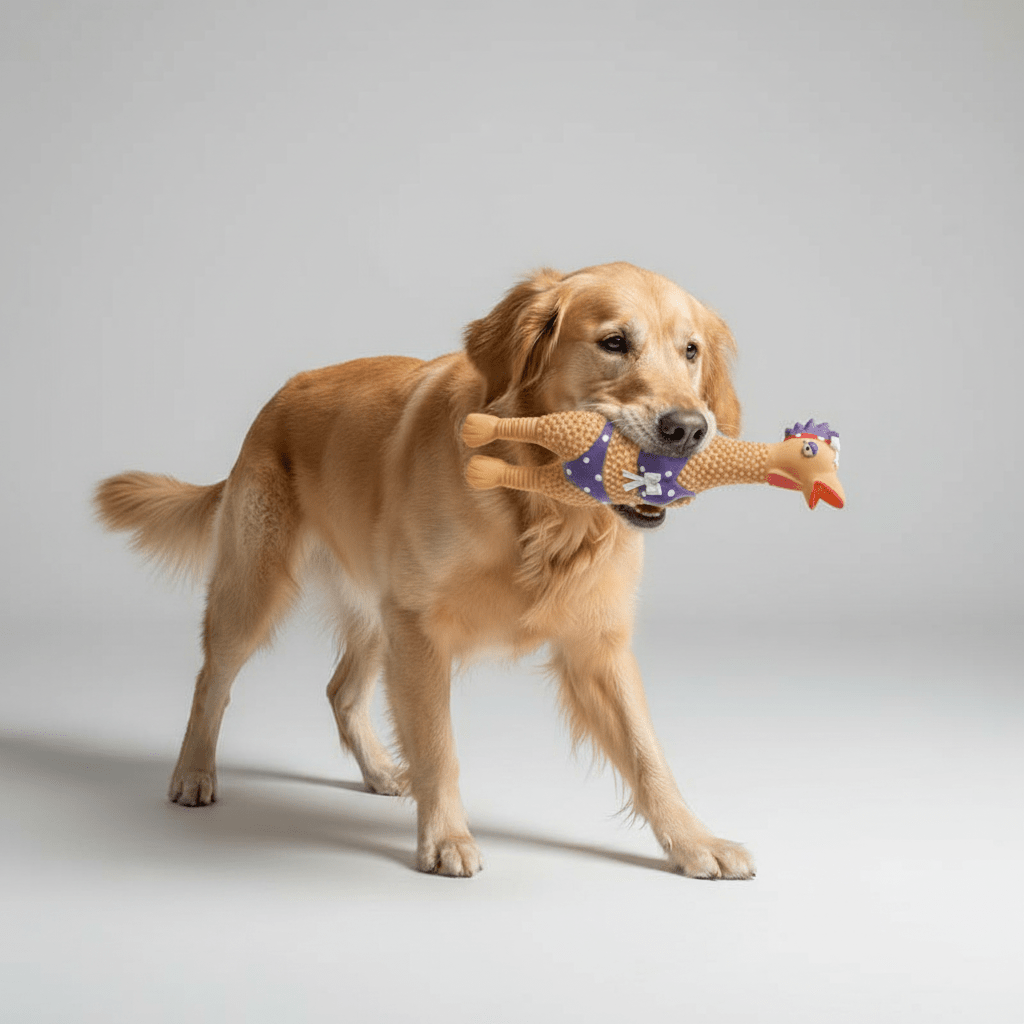 Charming Pet Products Squawkers Henrietta Dog Toy Multi - Color 1ea/LG - Pets Perfect