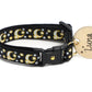 Gold Moons and Stars on Black V2 Cat Collar - Pets Perfect