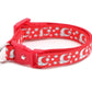 Silver Moons and Stars on Bright Red Cat Collar - Pets Perfect