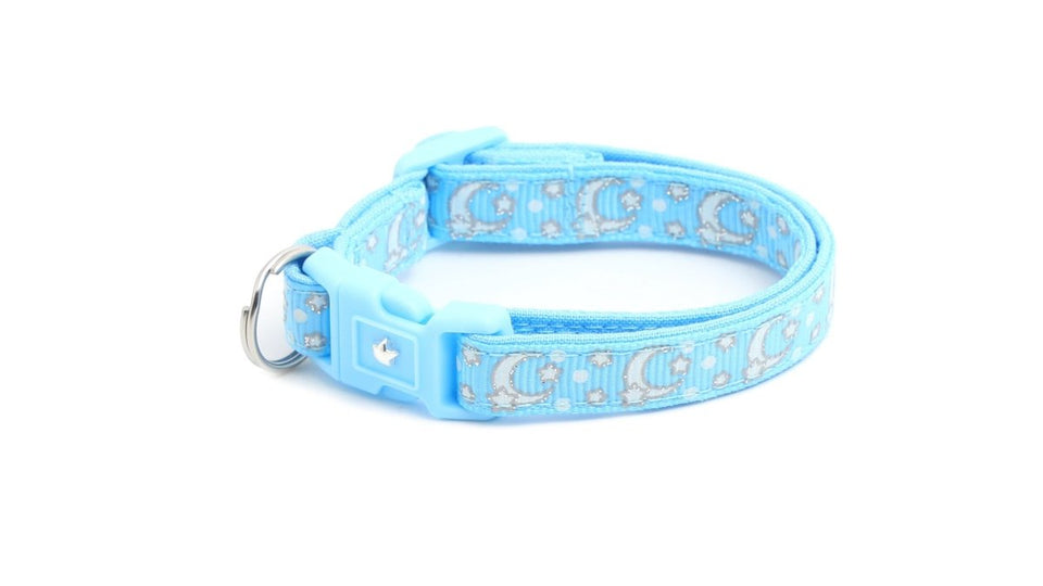 Pugs2Persians Glow-in-the-Dark Cat Collar, Small(10 lbs & Less)/Blank Charm & Bell, view 9