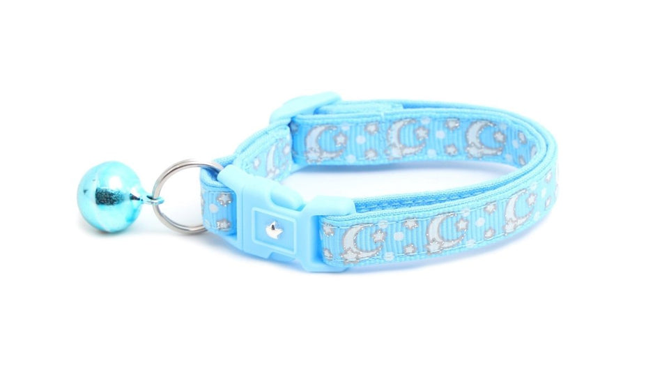 Pugs2Persians Glow-in-the-Dark Cat Collar, Large (10 lbs & up)/Jingle Bell