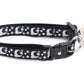 Silver Moons and Stars on Black Cat Collar - Pets Perfect