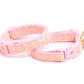 Gold Moons and Stars on Powder Pink Cat Collar - Pets Perfect