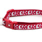 Silver Moons and Stars on Dark Red Cat Collar - Pets Perfect