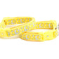 Silver Moons and Stars on Yellow Cat Collar - Pets Perfect