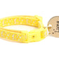 Gold Moons and Stars on Yellow Cat Collar - Pets Perfect