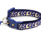 Gold Moons and Stars on Navy Blue Cat Collar, view 3