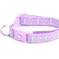 Silver Moons and Stars on Pastel Purple Cat Collar, view 8