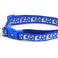 Gold Moons and Stars on Sapphire Blue Cat Collar - Pets Perfect