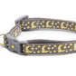 Gold Moons and Stars on Silver Cat Collar - Pets Perfect