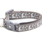 Silver Moons and Stars on Silver Cat Collar - Pets Perfect