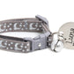 Silver Moons and Stars on Silver Cat Collar - Pets Perfect