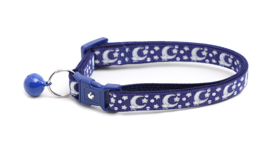Pugs2Persians Glow-in-the-Dark Cat Collar, Large (10 lbs & up)/Customized Charm, view 4