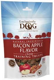 Exclusively Pet Training Dog Treat Bacon Apple 6 oz