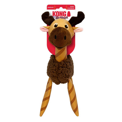 KONG Shakers Floofs Plush Dog Toy Moose, Medium