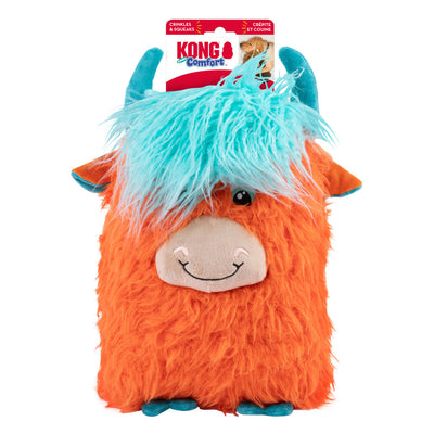 KONG Comfort Highland Cow Dog Toy Assorted, X-Large