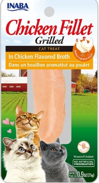 Inaba Chicken Fillet Grilled with Flavored Broth Chicken .9 oz. 6 ct