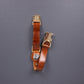 Charlotte Handcrafted Calfskin Leather Dog Collar - Compatible with AirTag