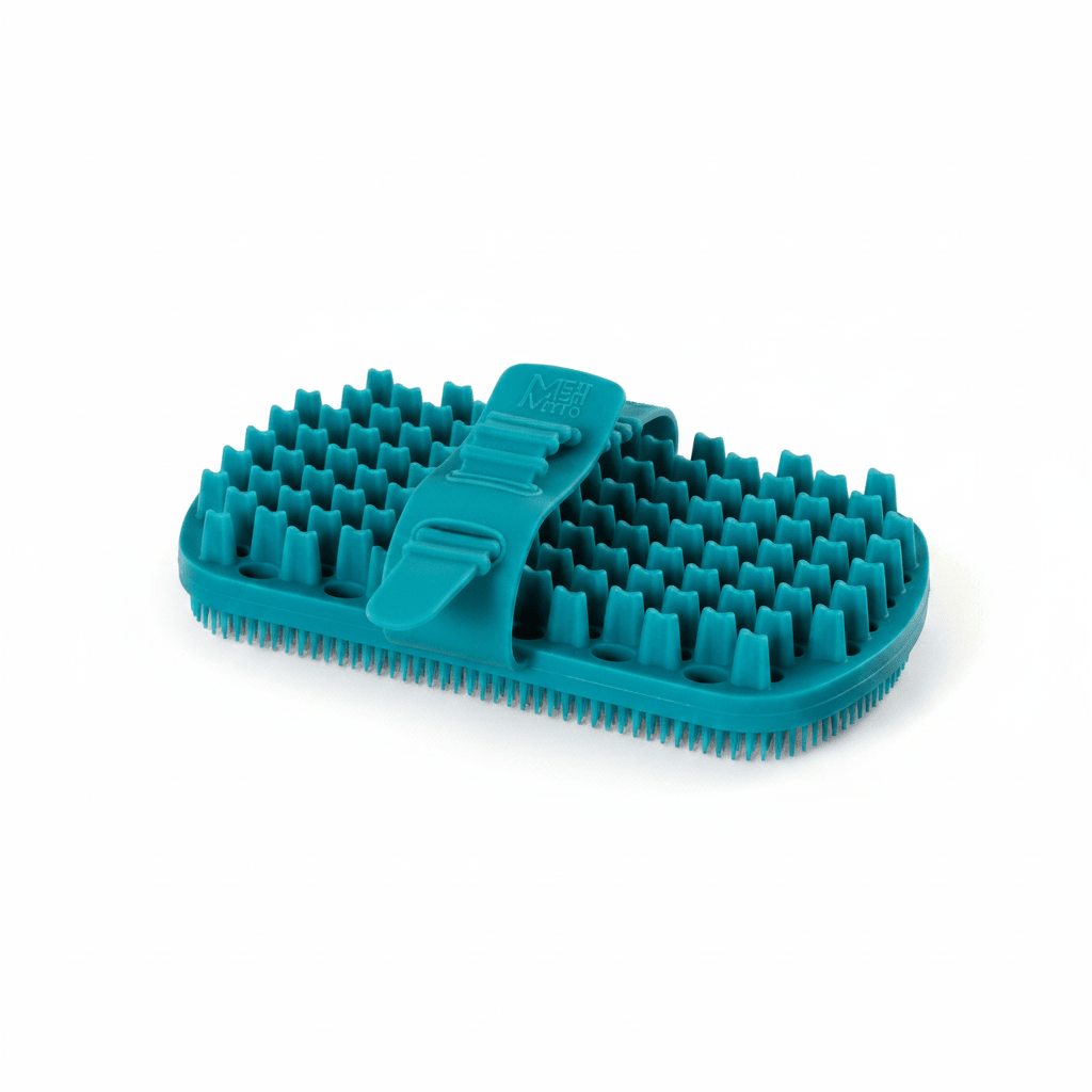 Messy Mutts Dog Grooming Brush Dual Sided Blue - Pets Perfect