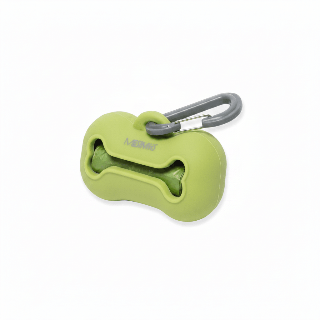 Messy Mutts Dog Wastebag Holder Green - Pets Perfect