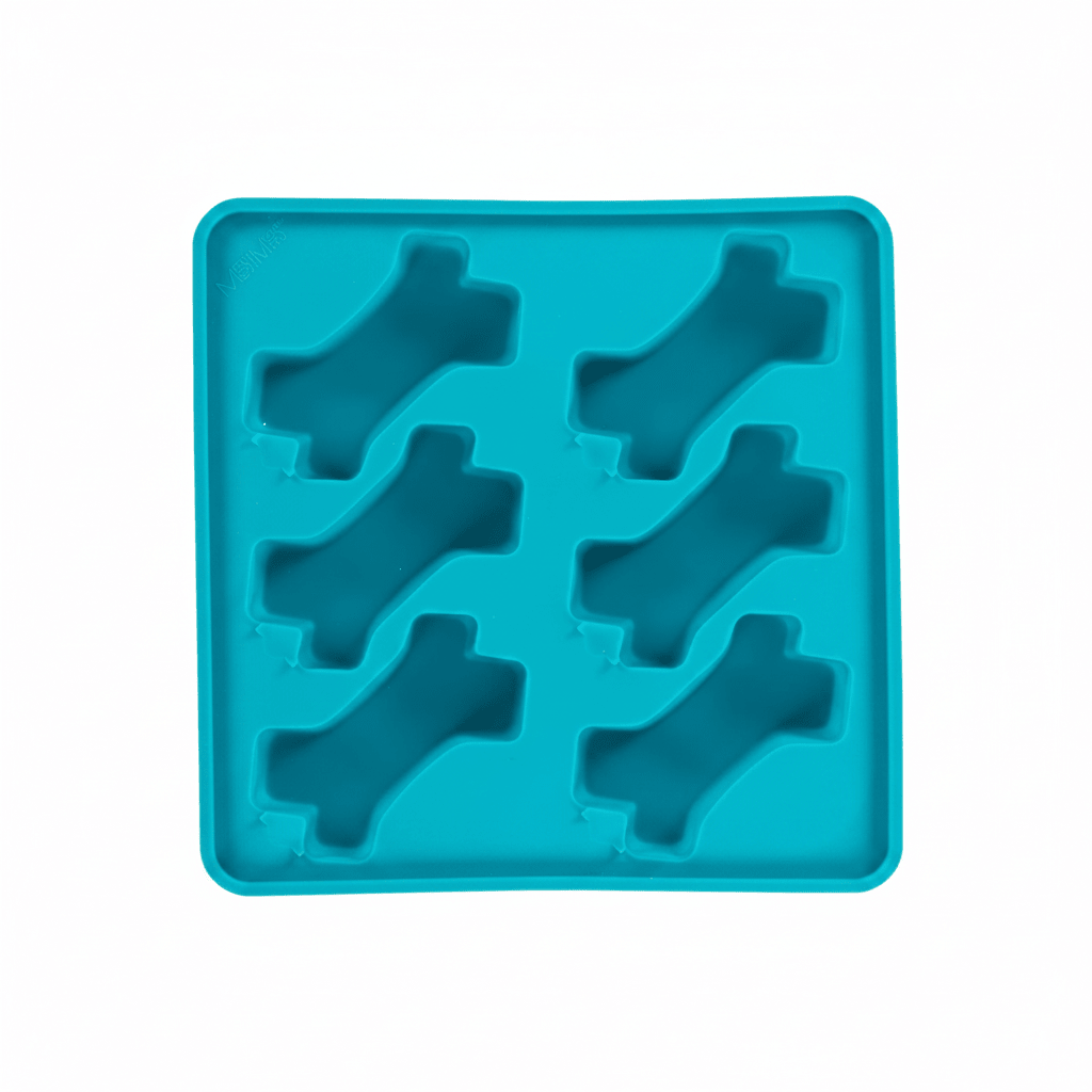 Messy Mutts Dog Framed Silicone Interactive Popsicle Mold 10In X 10In Blue - Pets Perfect