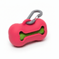 Messy Mutts Dog Wastebag Holder Red - Pets Perfect