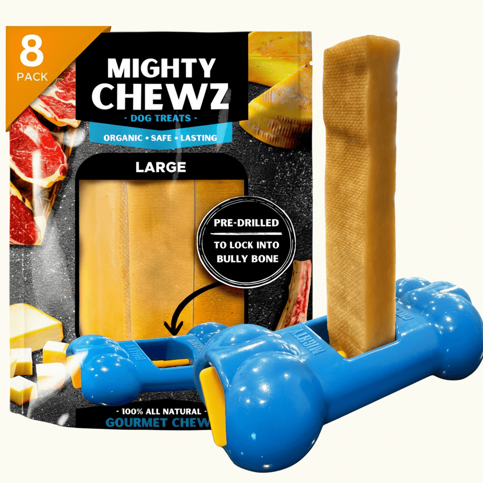 Mighty Chewz - Long-Lasting Yak Cheese Dog Chew with Holder, 4 ct, view 6