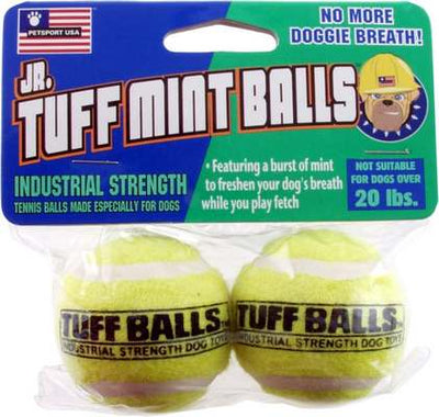 Petsport USA Jr. Mint Balls Dog toy Assorted, 2 ct, 1.8 in - Pets Perfect