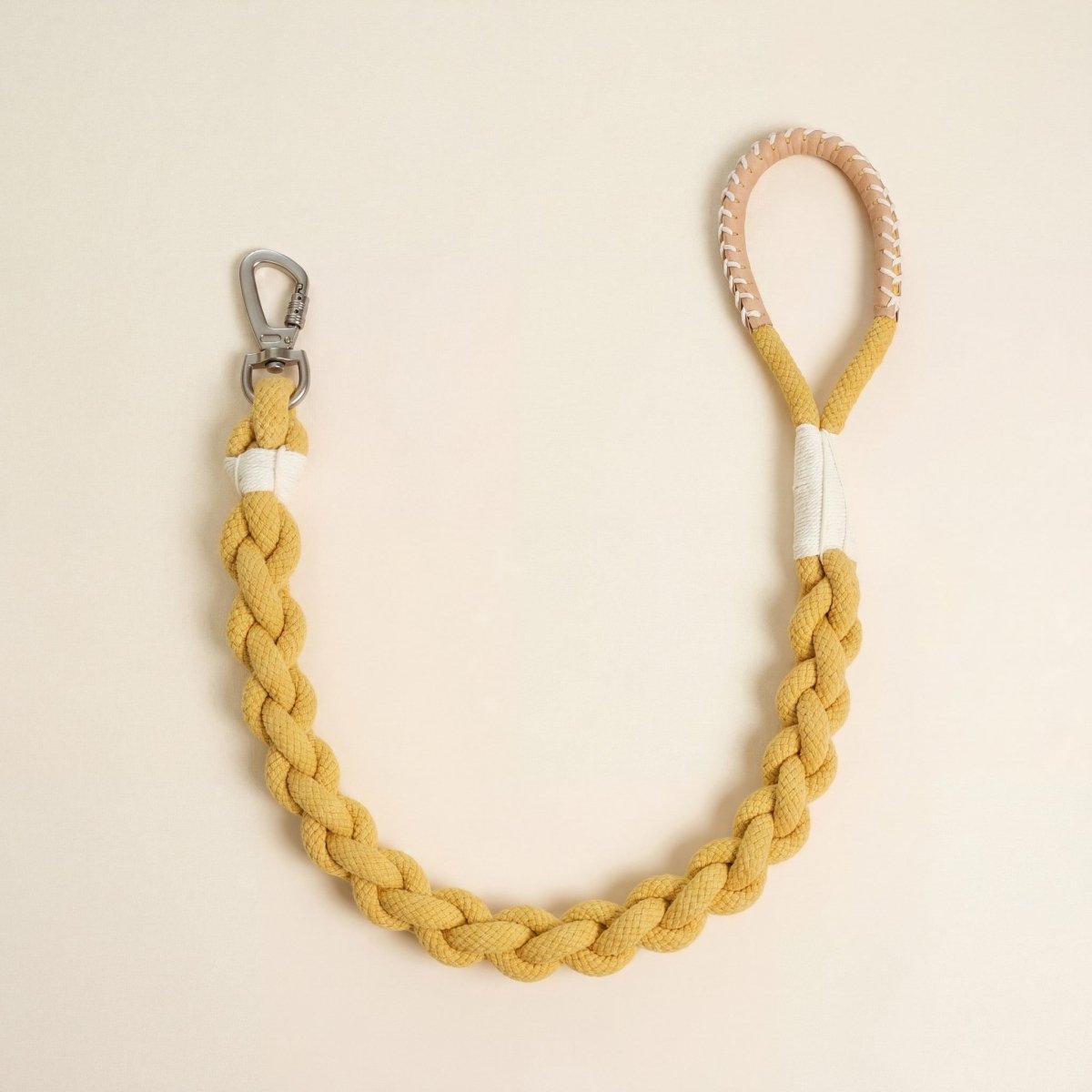 Knotty Pawz Xena Wanderlust Cotton Rope Dog Leash - Eco - Friendly Handmade Leash Collection - Pets Perfect