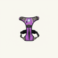 Purple Headlight Harness on Off-White Background