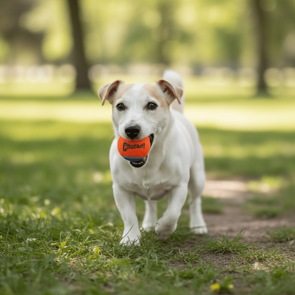 Chuckit! Tennis Ball Dog Toy Shrink Sleeve Blue/Orange 1ea/SM, 2 pk - Pets Perfect