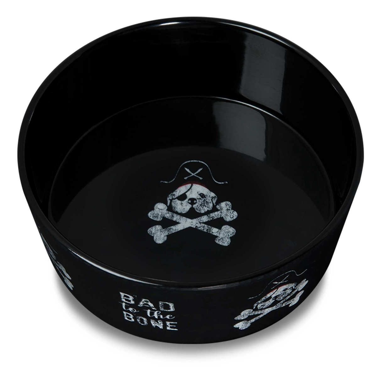 Loving Pets Dolce Moderna Bowl Bad to the Bone 1ea/SM - Pets Perfect