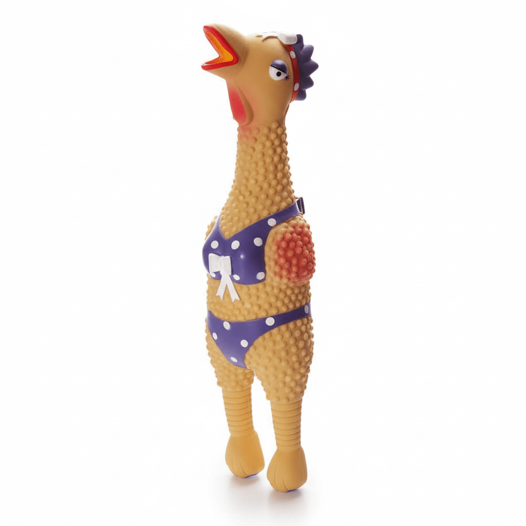 Charming Pet Products Squawkers Henrietta Dog Toy Multi - Color 1ea/LG - Pets Perfect