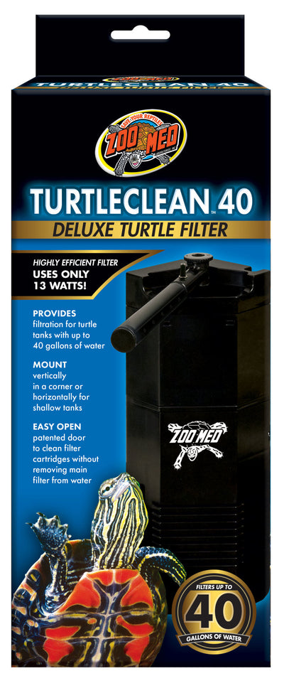 Zoo Med TurtleClean 40 Deluxe Aquarium Filter 40 gal