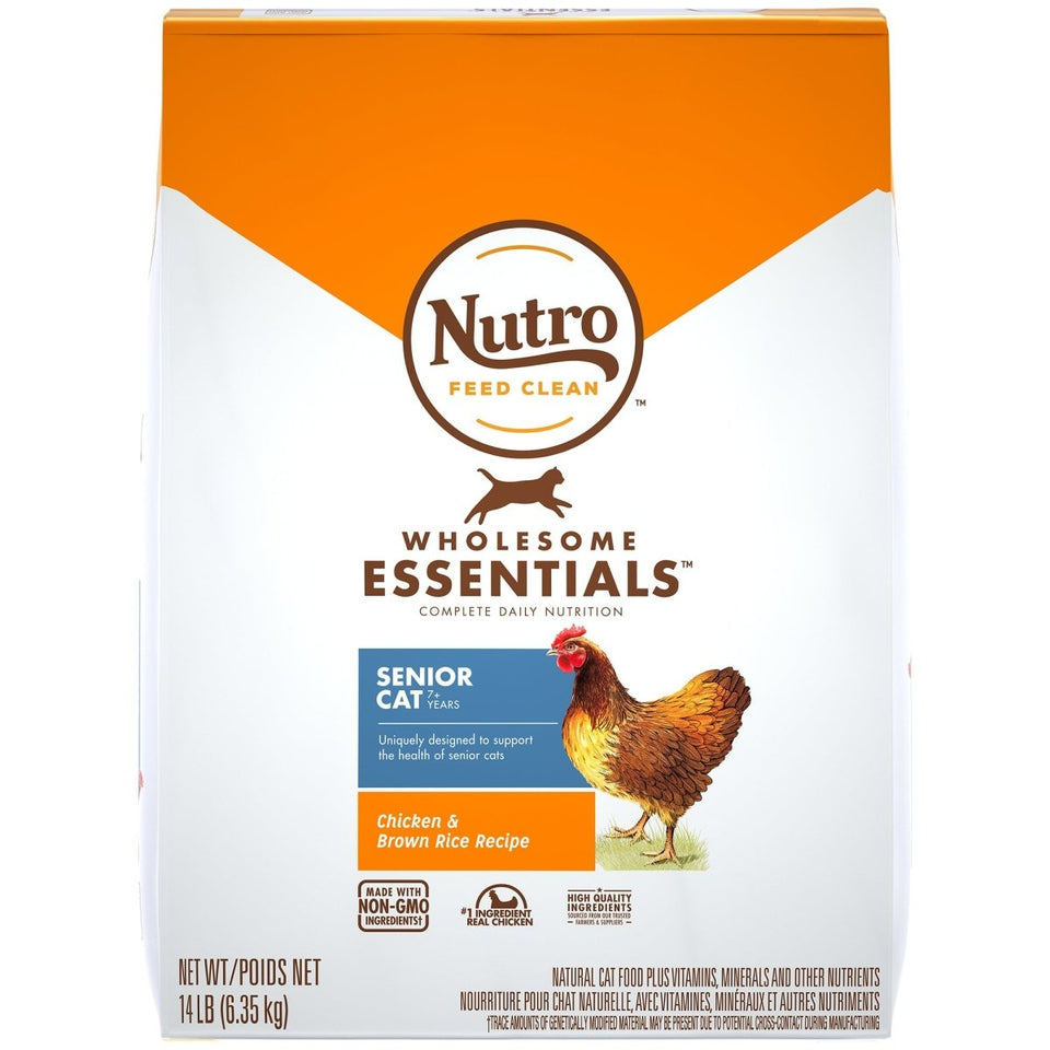 Nutro Wholesome Essentials Healthy Weight Indoor Senior Dry Cat Food