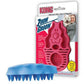KONG Zoomgroom Rubber Dog Brush Boysenberry 1ea/LG - Pets Perfect