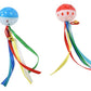 Max & Marlow Ball with Ribbon Assorted Cat Value Toys Display 24ea/24Pc - Pets Perfect